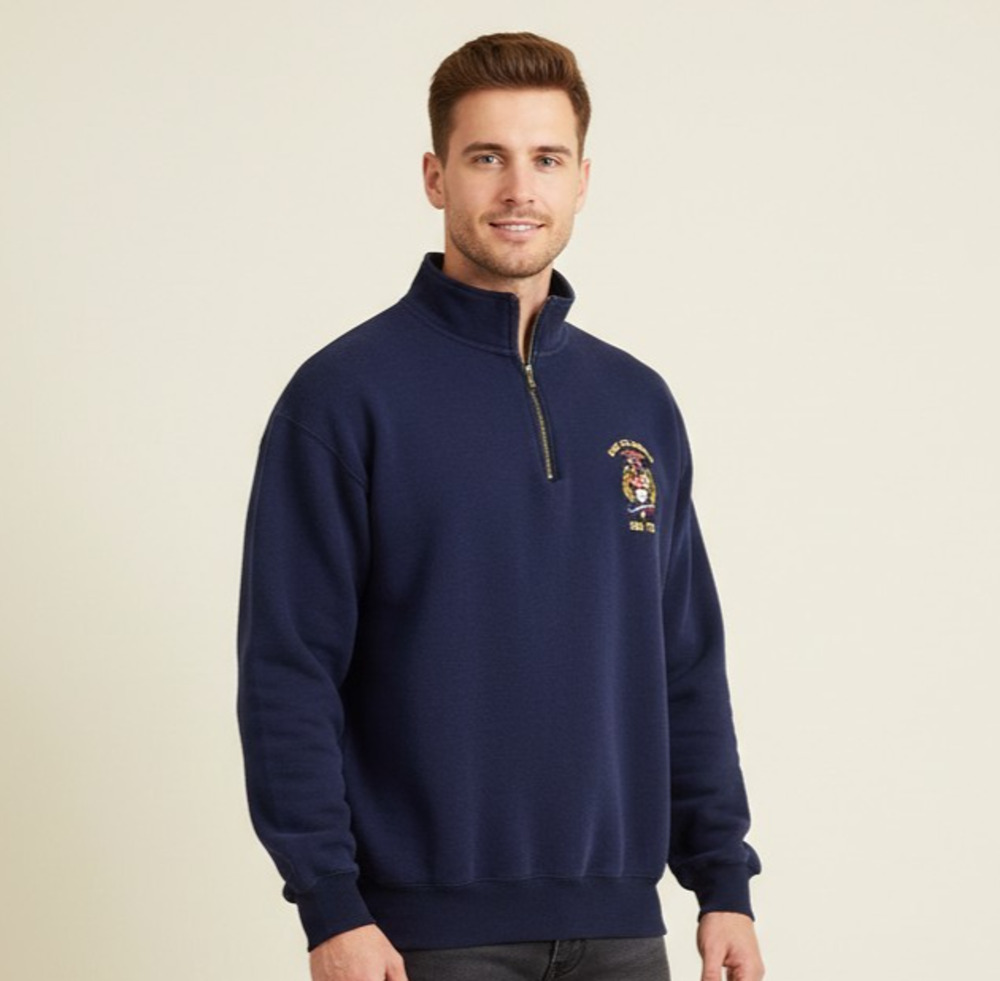 US Navy Submarine USS Columbus SSN-762 Quarter Zip Sweatshirt